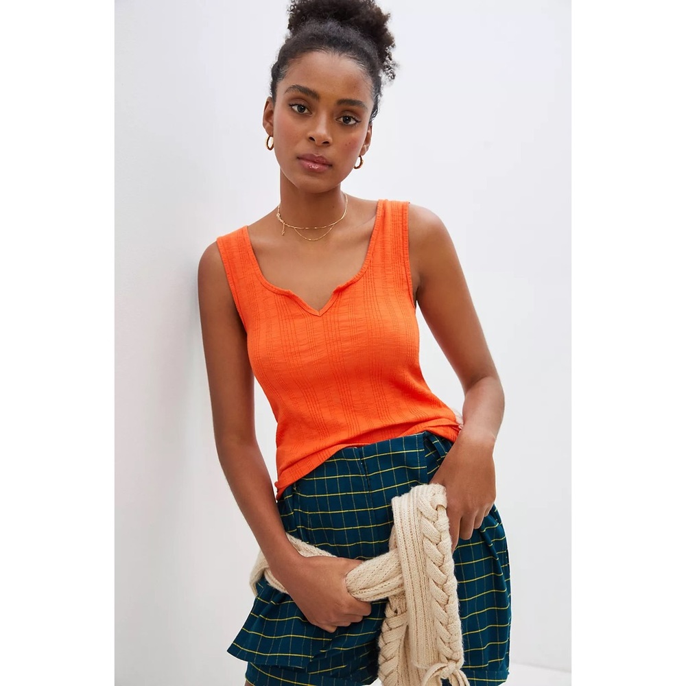 Pilcro Orange Tank